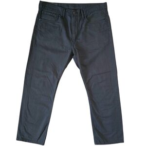 Levi's 505 Jeans Mens 36x30 Gray Regular Fit Straight Leg Zip Fly 00505-0716